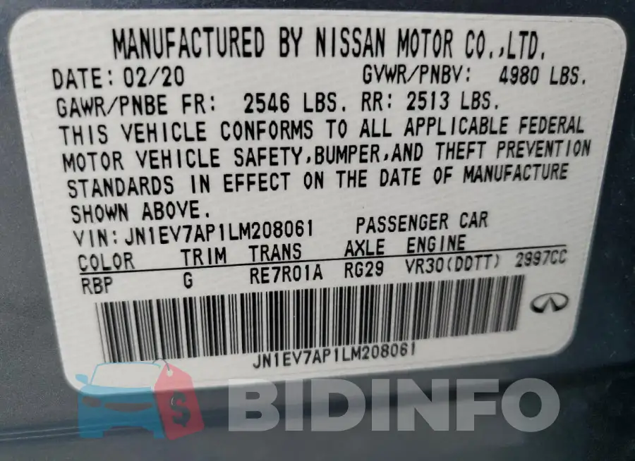 JN1EV7AP1LM208061 Photo# 12