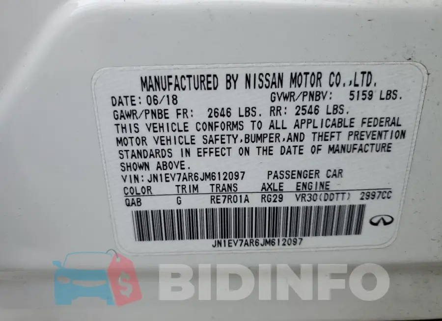 JN1EV7AR6JM612097 Photo# 12