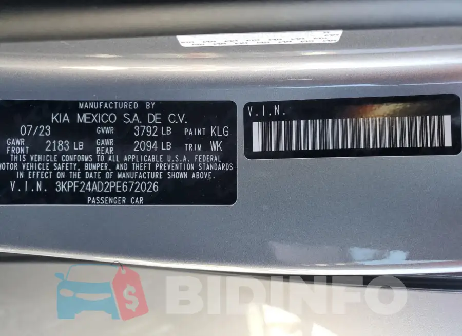 3KPF24AD2PE672026 Photo# 12