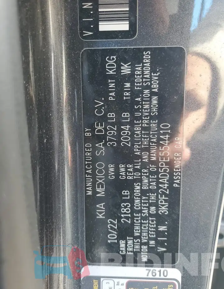 3KPF24AD5PE554410 Photo# 12