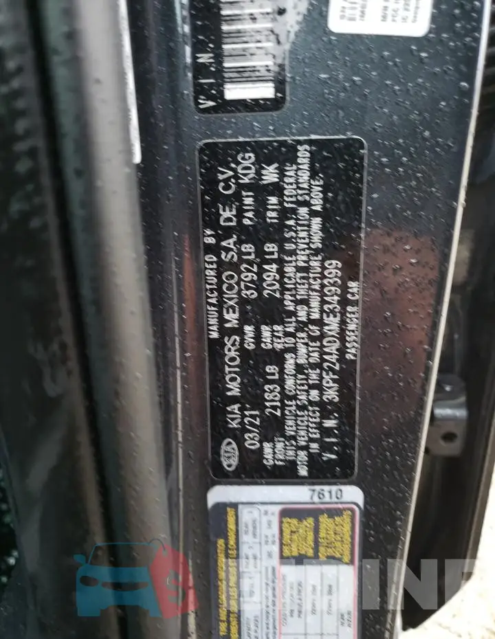 3KPF24ADXME349399 Photo# 12