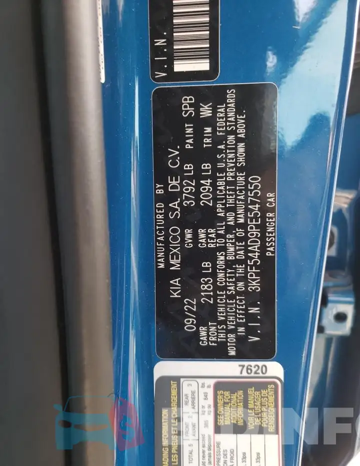3KPF54AD9PE547550 Photo# 13