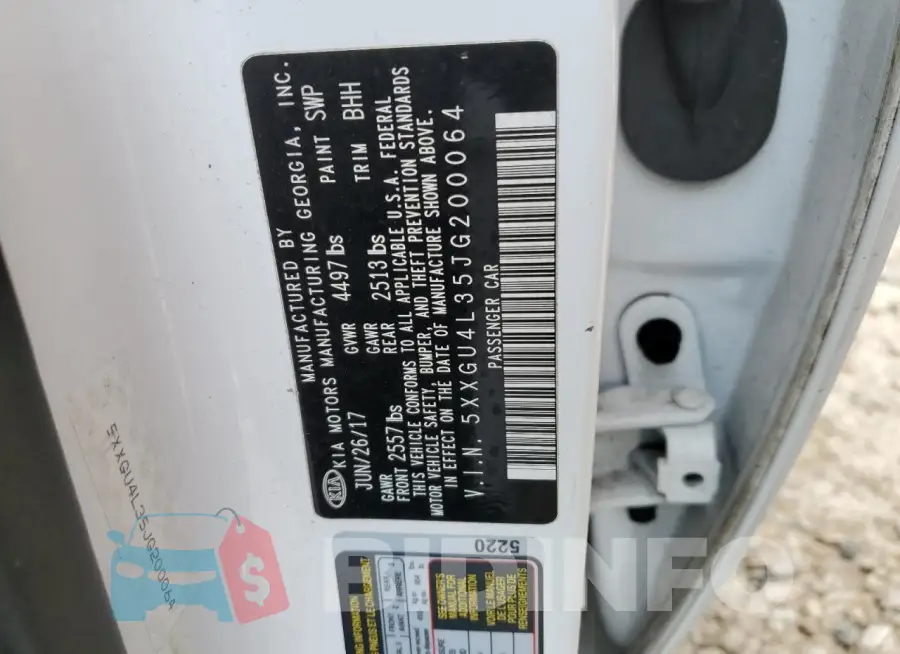 5XXGU4L35JG200064 Photo# 12