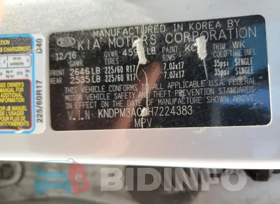 KNDPM3AC9H7224383 Photo# 12