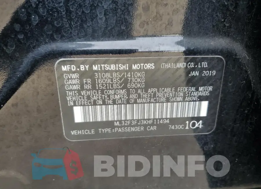 ML32F3FJ3KHF11494 Photo# 12