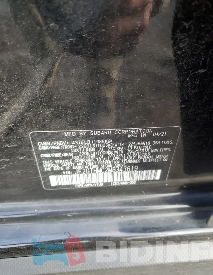 JF2GTHMC2M8343619 Photo# 12