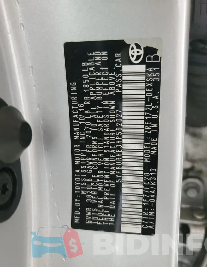 5YFBURHE3HP592027 Photo# 12