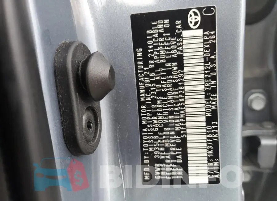 5YFEPMAE5NP281292 Photo# 13