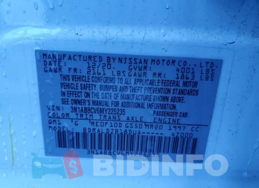 3N1AB8CV6MY225235 Photo# 12