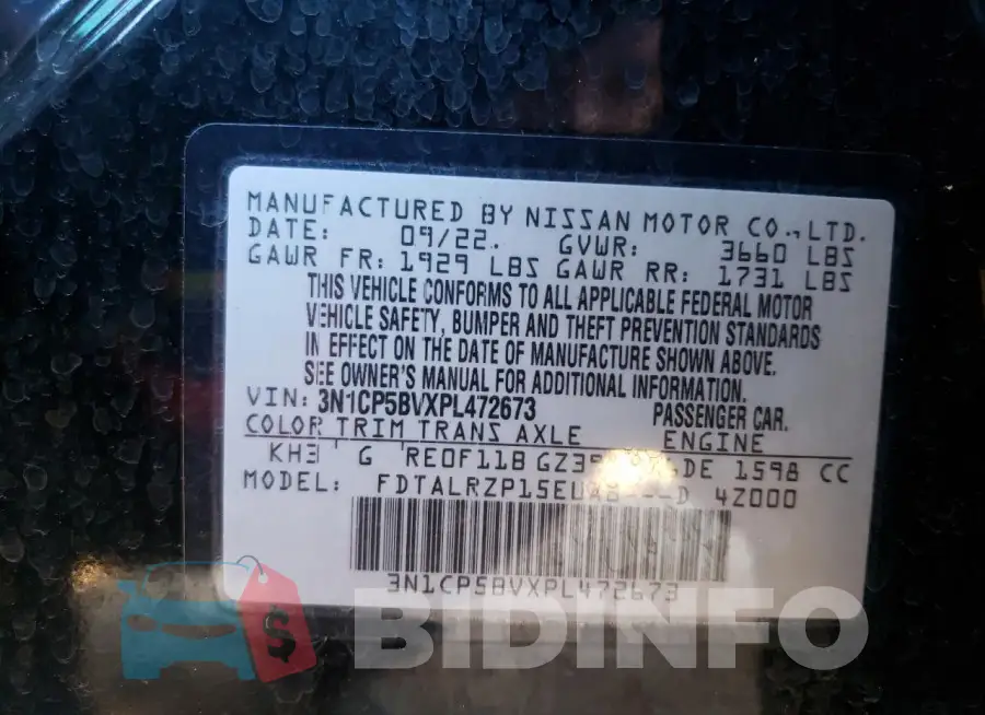 3N1CP5BVXPL472673 Photo# 13