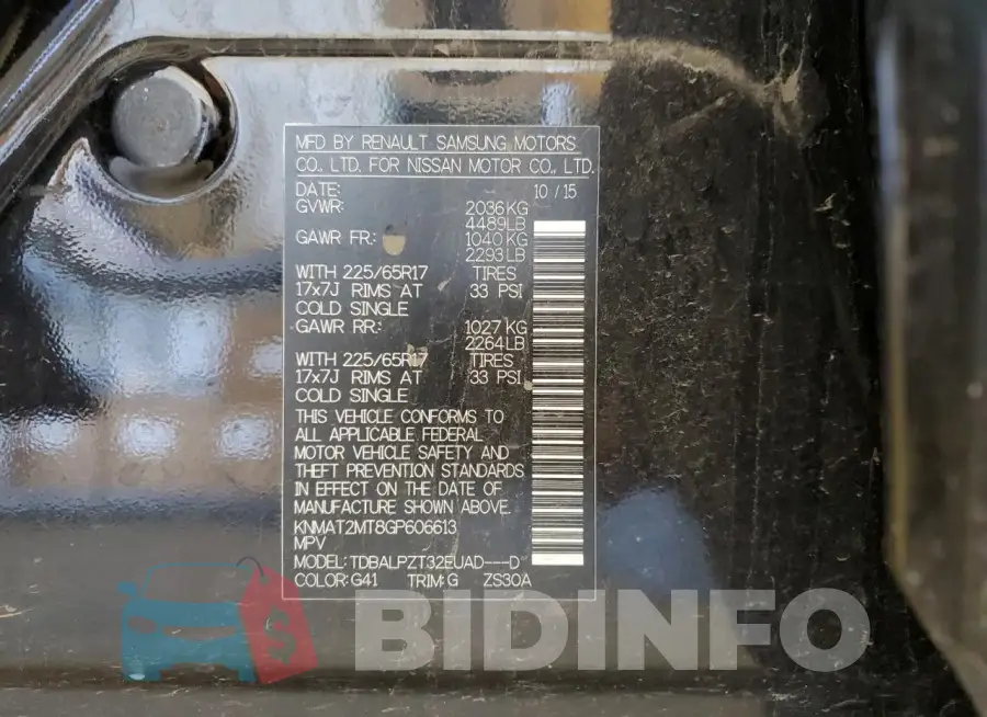 KNMAT2MT8GP606613 Photo# 12