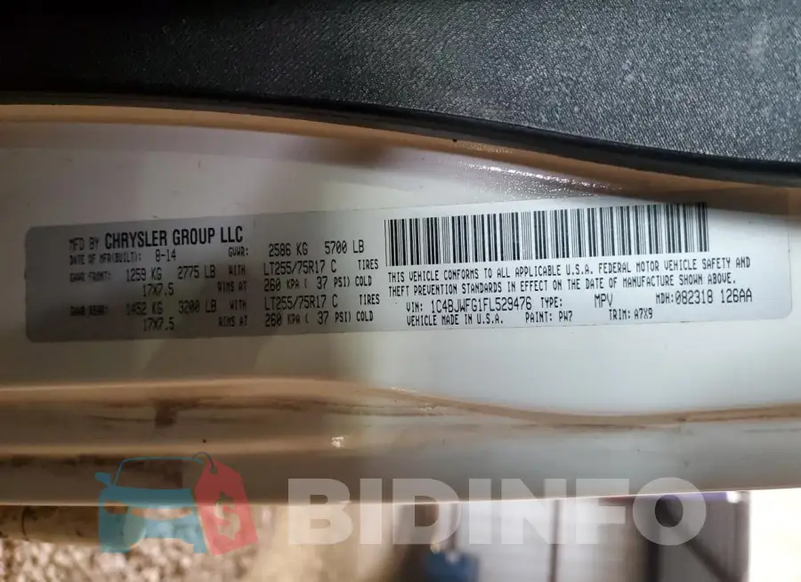1C4BJWFG1FL529476 Photo# 12
