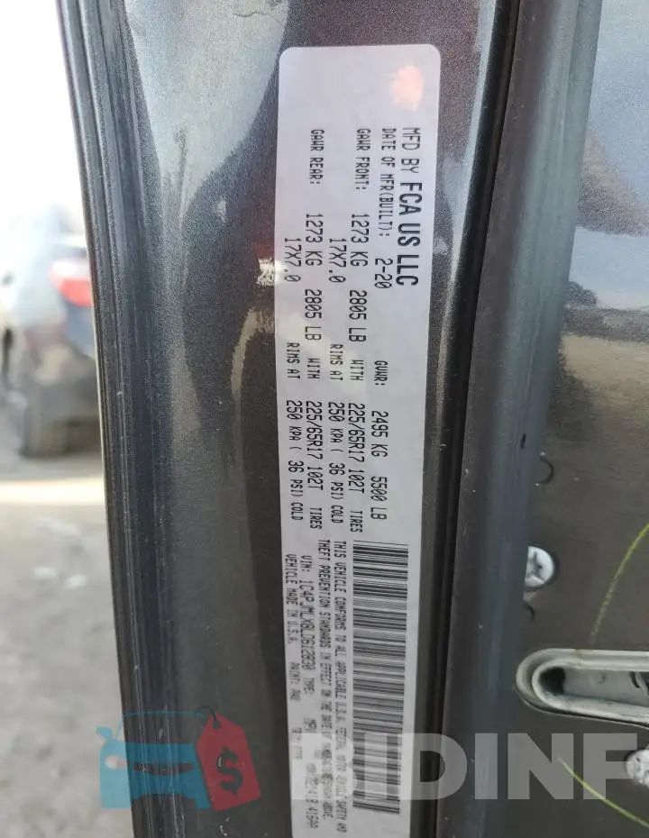 1C4PJMLX8LD612830 Photo# 13