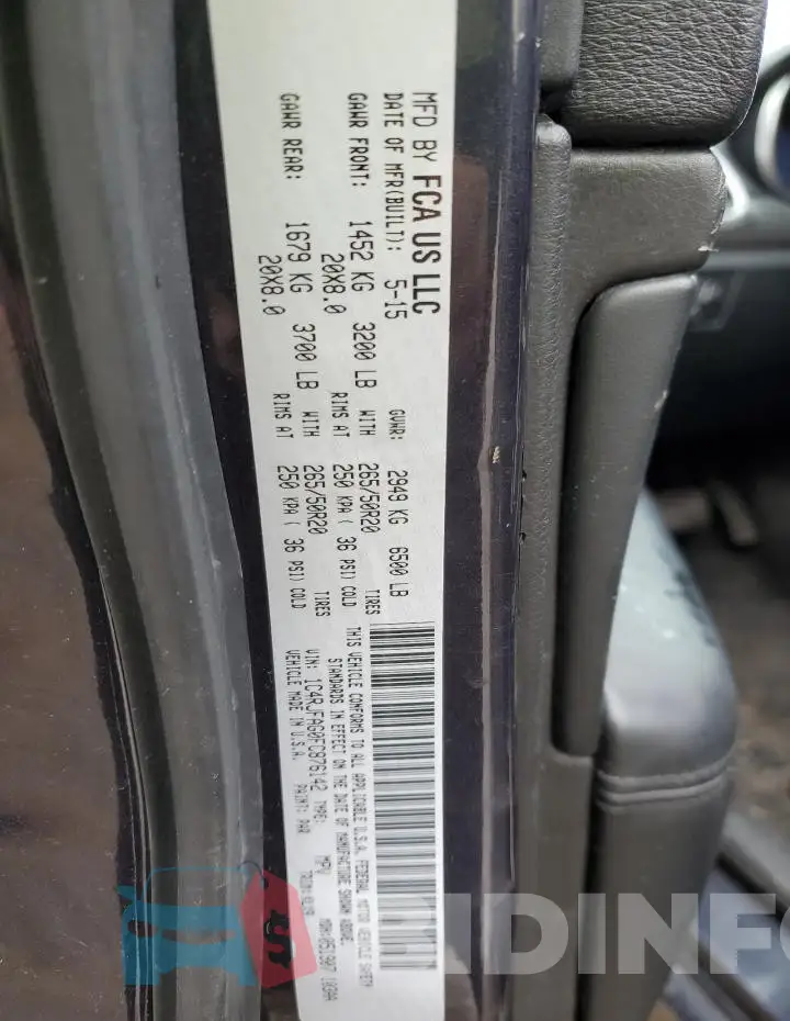1C4RJFAG0FC876142 Photo# 13