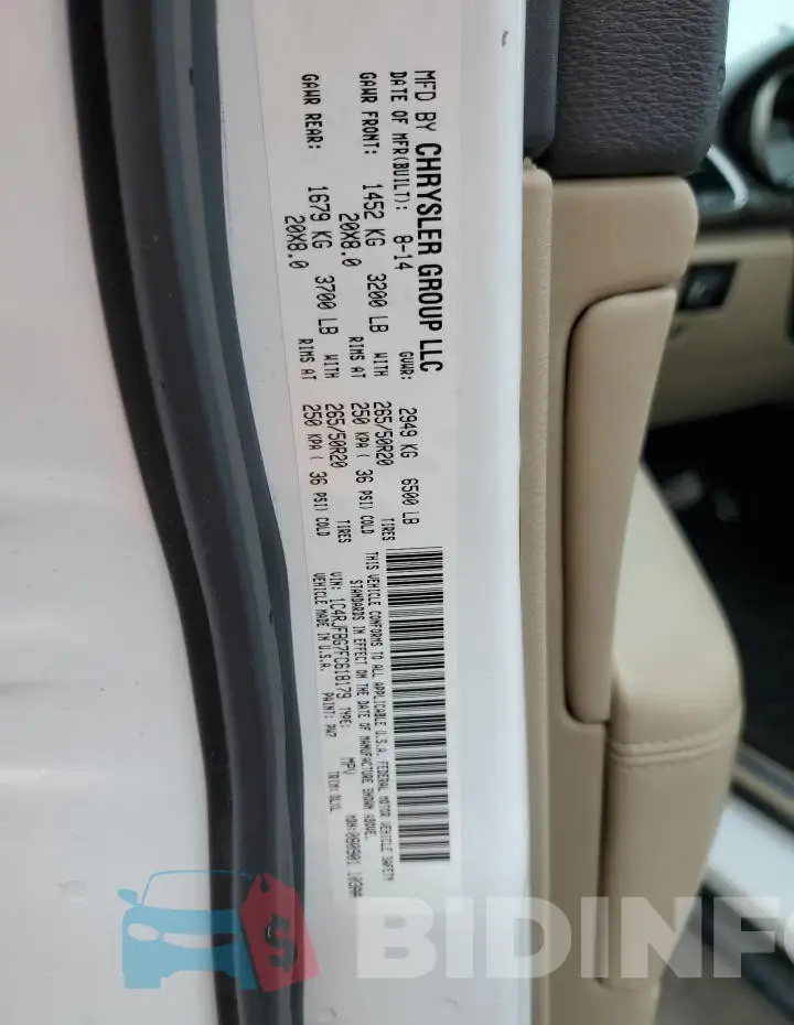 1C4RJFBG7FC618179 Photo# 13