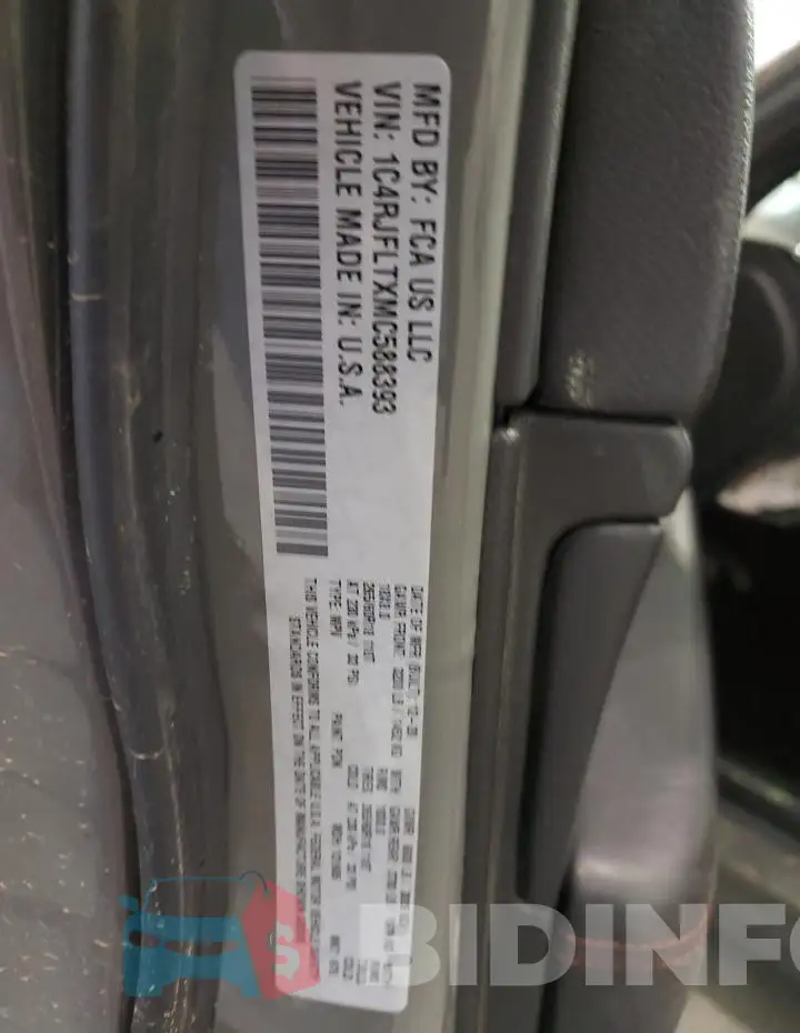 1C4RJFLTXMC588393 Photo# 14