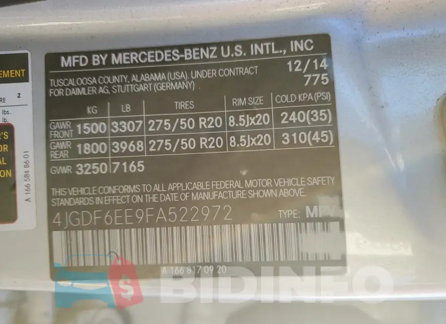 4JGDF6EE9FA522972 Photo# 12