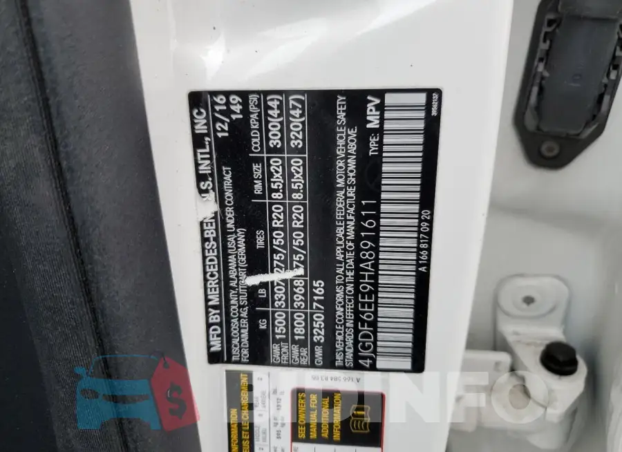 4JGDF6EE9HA891611 Photo# 13