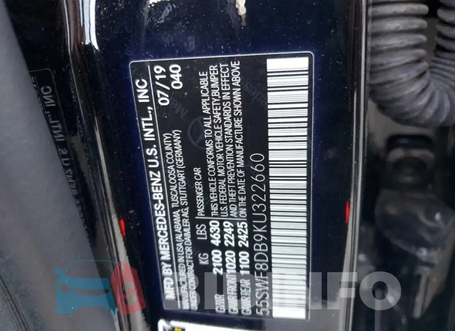 55SWF8DB9KU322660 Photo# 12
