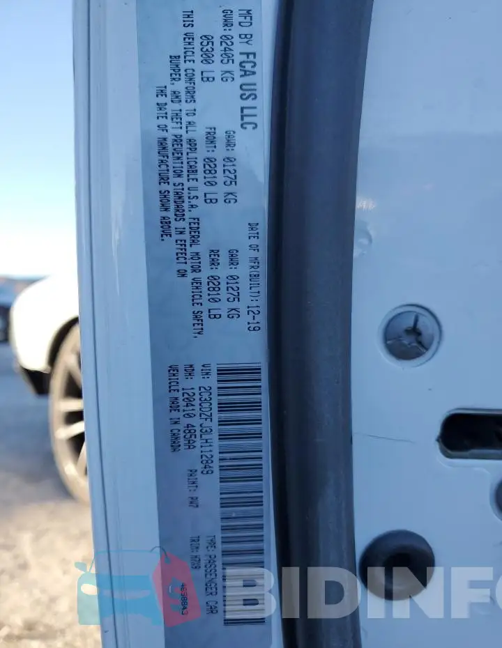 2C3CDZFJ3LH112849 Photo# 13