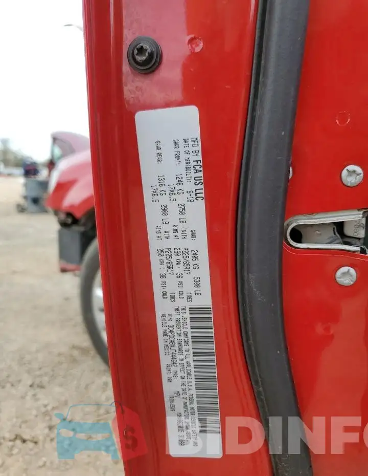 3C4PDCABXJT444642 Photo# 14