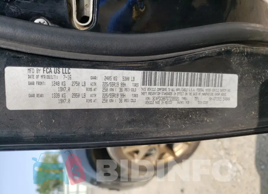3C4PDCBB7GT239321 Photo# 13