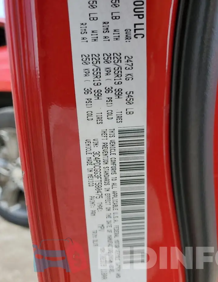 3C4PDCGG3FT580475 Photo# 13