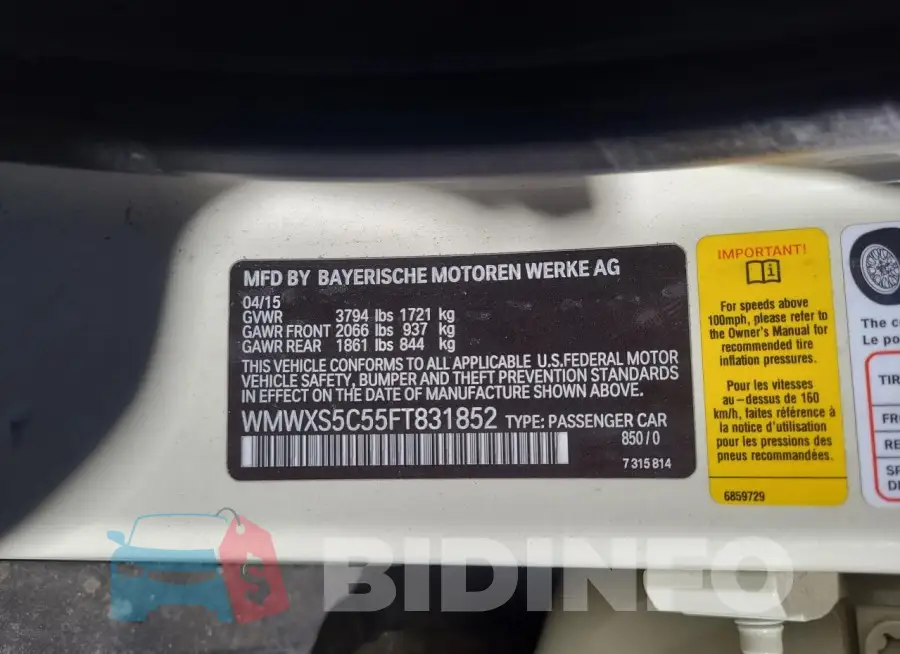 WMWXS5C55FT831852 Photo# 13