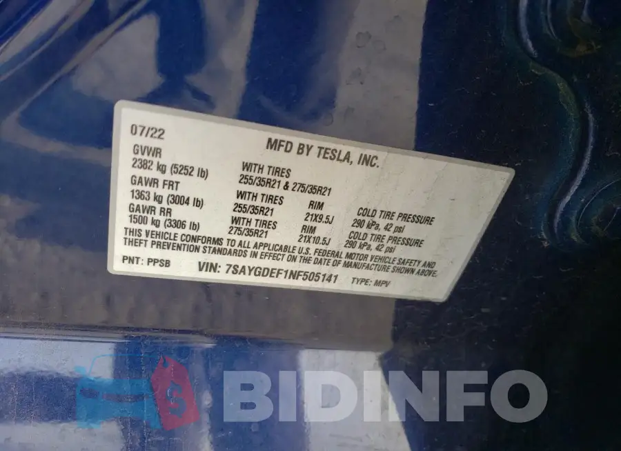7SAYGDEF1NF505141 Photo# 14