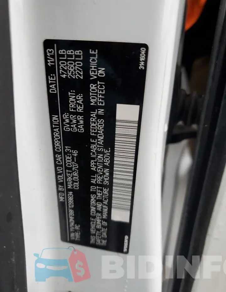 YV140MFB8F1299834 Photo# 12