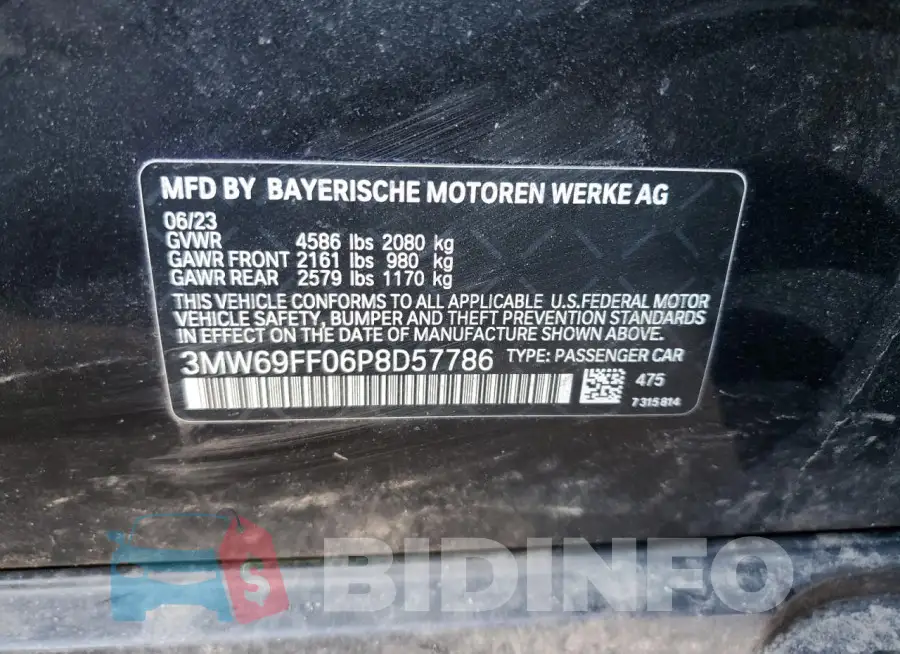 3MW69FF06P8D57786 Photo# 12