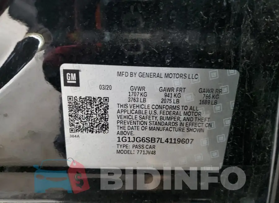 1G1JG6SB7L4119607 Photo# 12