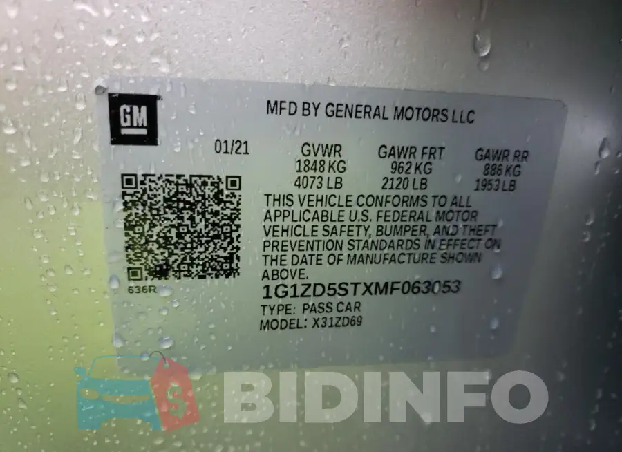 1G1ZD5STXMF063053 Photo# 12
