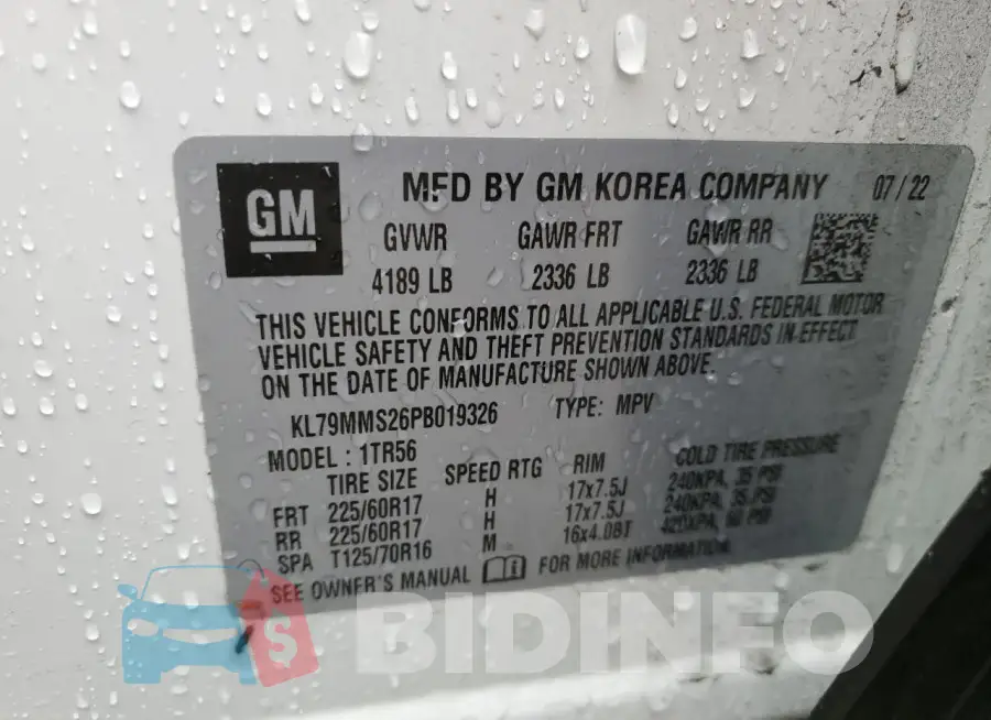 KL79MMS26PB019326 Photo# 14