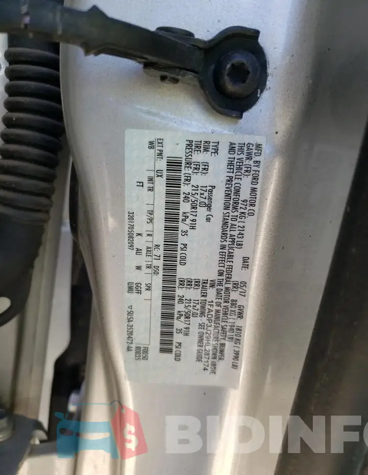 1FADP3J29HL287174 Photo# 12
