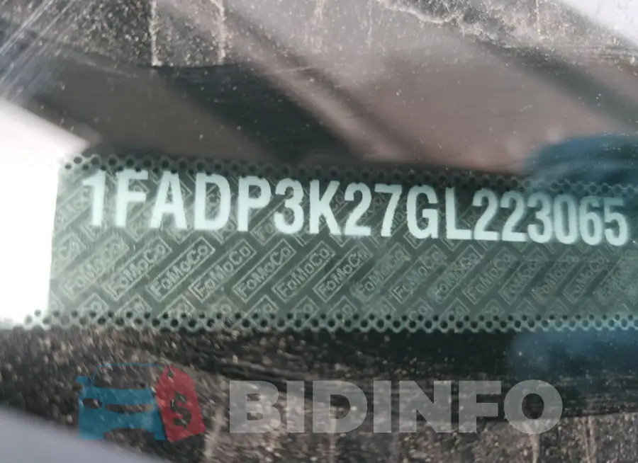 1FADP3K27GL223065 Photo# 13