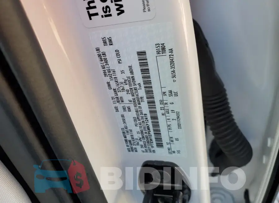 1FTEW1EP6MKF12419 Photo# 12