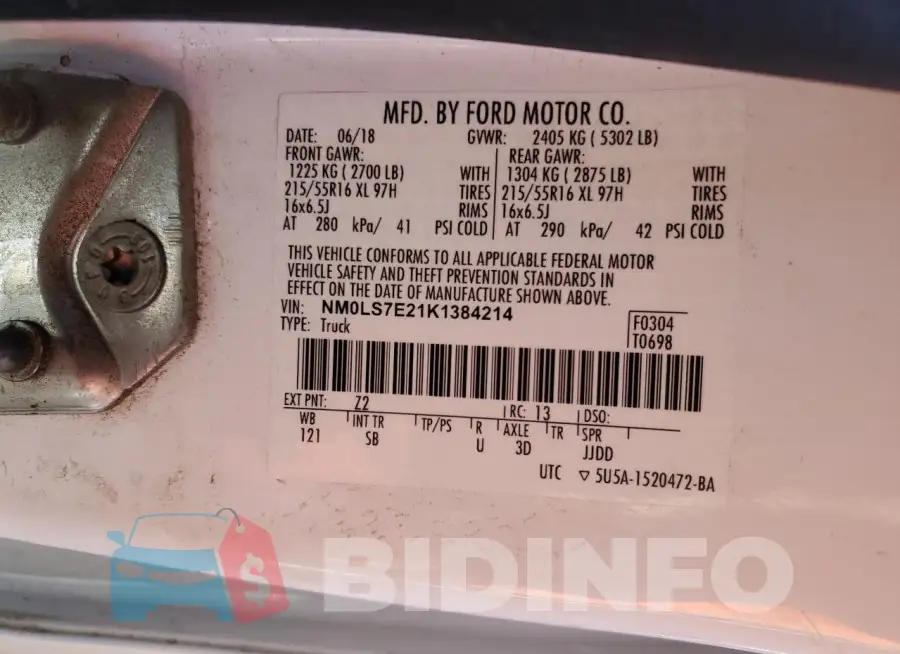 NM0LS7E21K1384214 Photo# 13