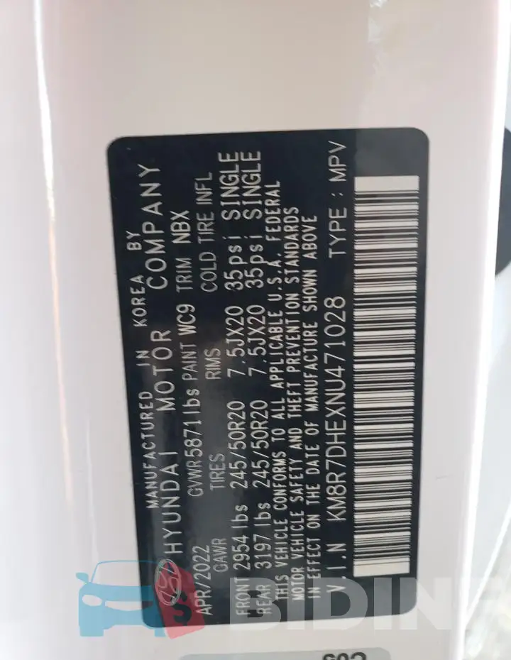 KM8R7DHEXNU471028 Photo# 13