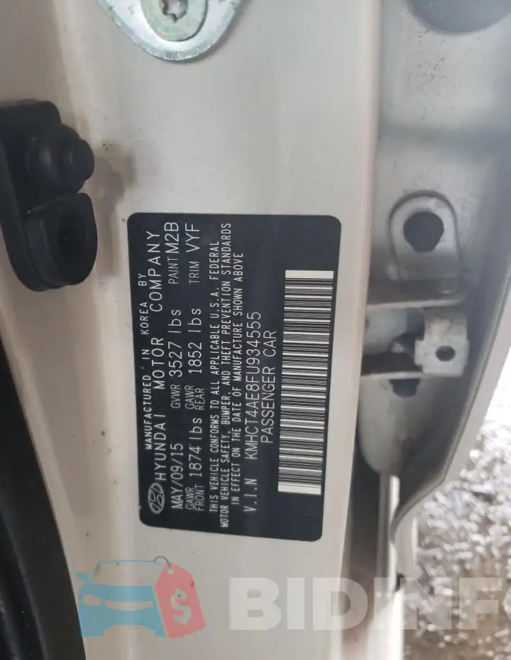 KMHCT4AE8FU934555 Photo# 12
