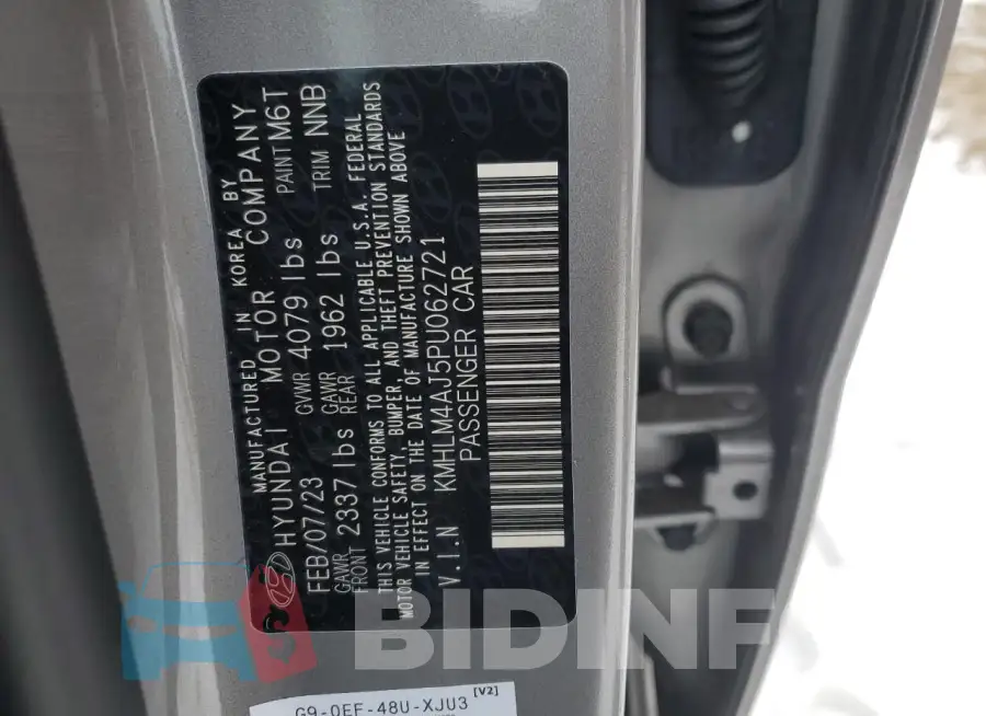 KMHLM4AJ5PU062721 Photo# 12