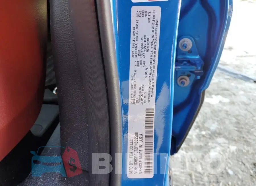 1C6SRFLT2PN632588 Photo# 13