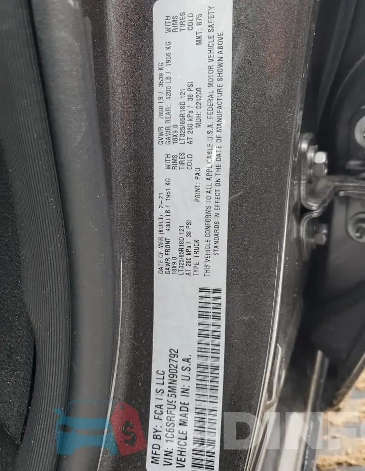 1C6SRFU96MN902792 Photo# 12