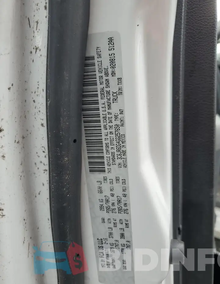3C6JR6DG4GG257650 Photo# 12