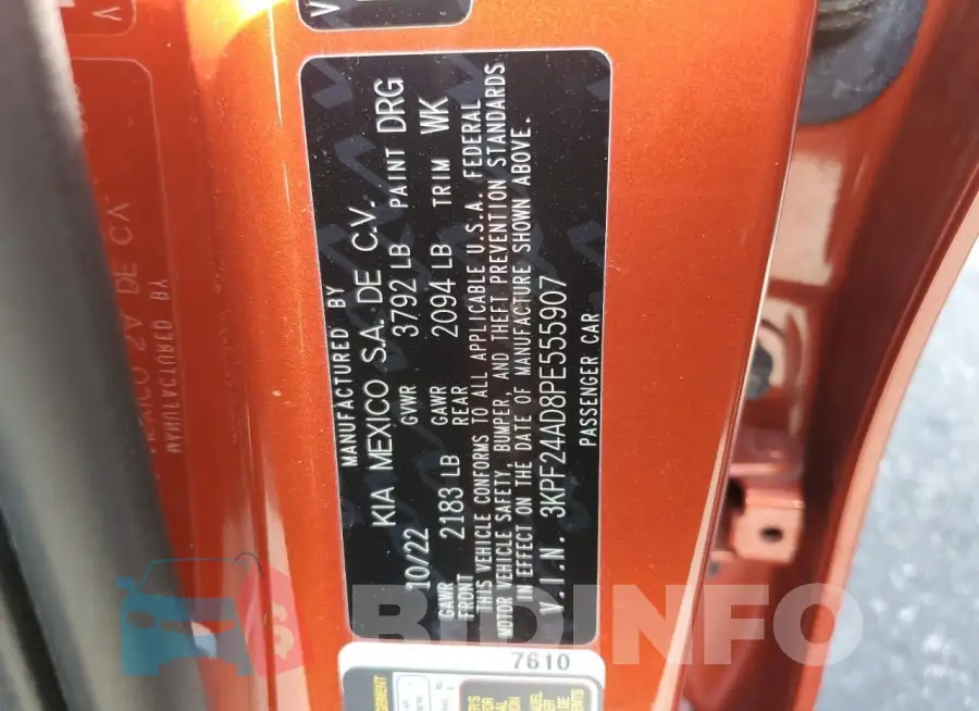 3KPF24AD8PE555907 Photo# 12