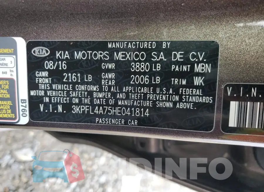 3KPFL4A75HE041814 Photo# 13