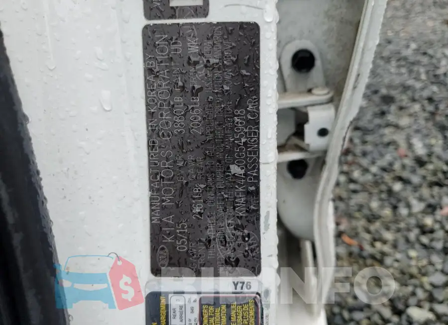 KNAFK4A60G5459618 Photo# 12