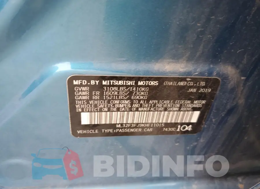ML32F3FJ9KHF11015 Photo# 12