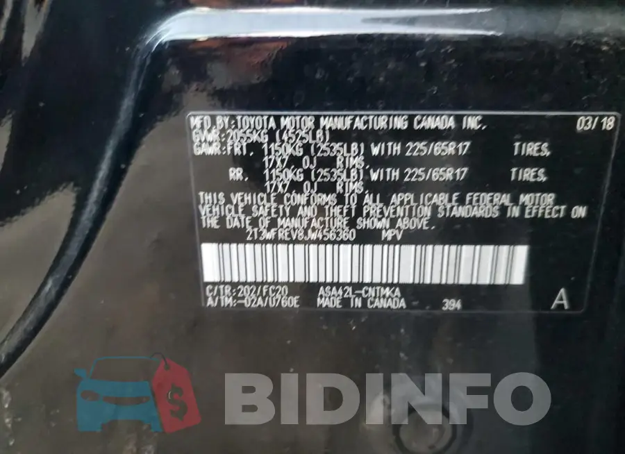 2T3WFREV8JW456360 Photo# 13