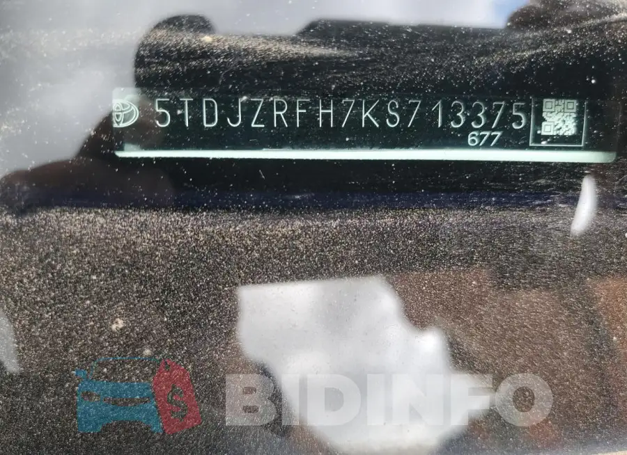5TDJZRFH7KS713375 Photo# 13